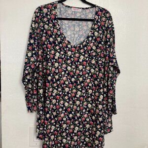 Belaroi 3X Floral Tunic Top